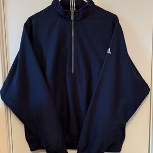 Adidas Navy Windbreaker Jacket